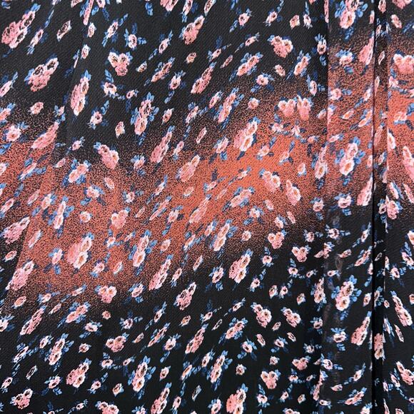 BCBGeneration Floral Babydoll Sheath Mini Dress Size Medium - Picture 4 of 11